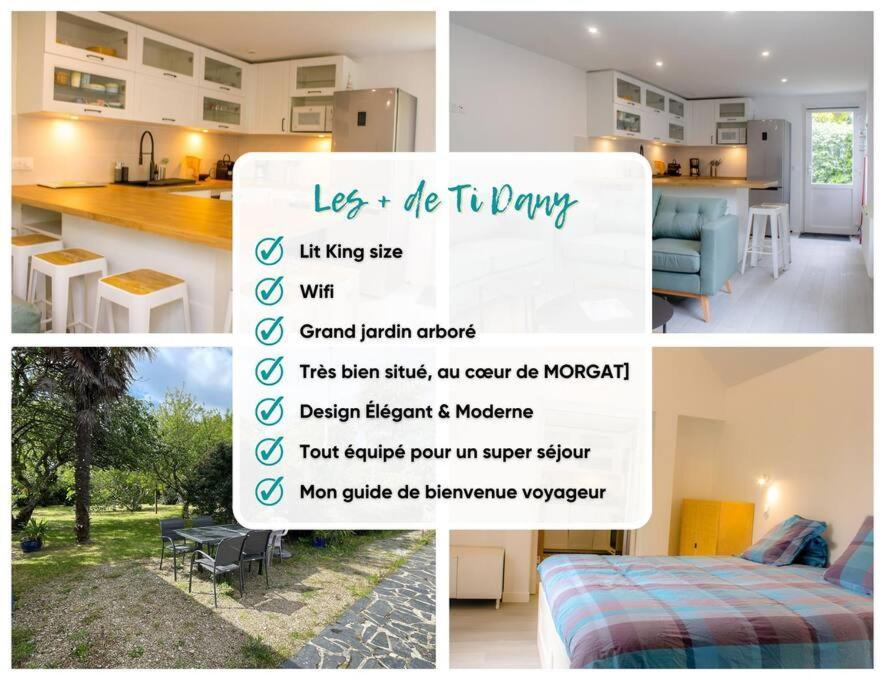 Ty Dany-Wifi-Plage A Pieds Crozon Kültér fotó